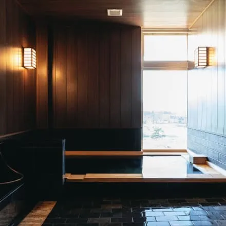 Family bath with a view